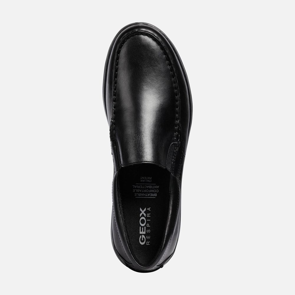 Geox Loafers Black Leitan - Geox Mens Shoes - HOUQBS943